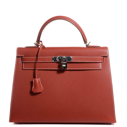 Hermes Epsom Kelly Sellier 32 Brique 1 of 25