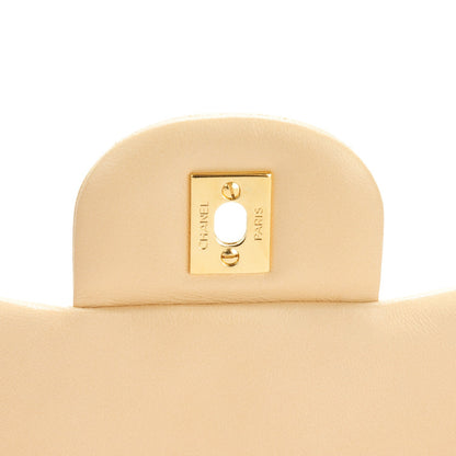 Chanel Lambskin Quilted Jumbo Single Flap Beige Clair 6 of 8