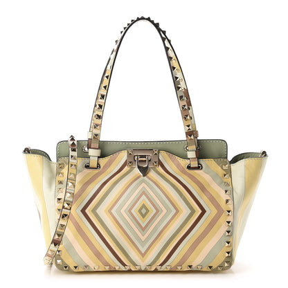 Valentino Garavani Vitello Native Couture 1975 Small Rockstud Tote Multicolor 2 of 10