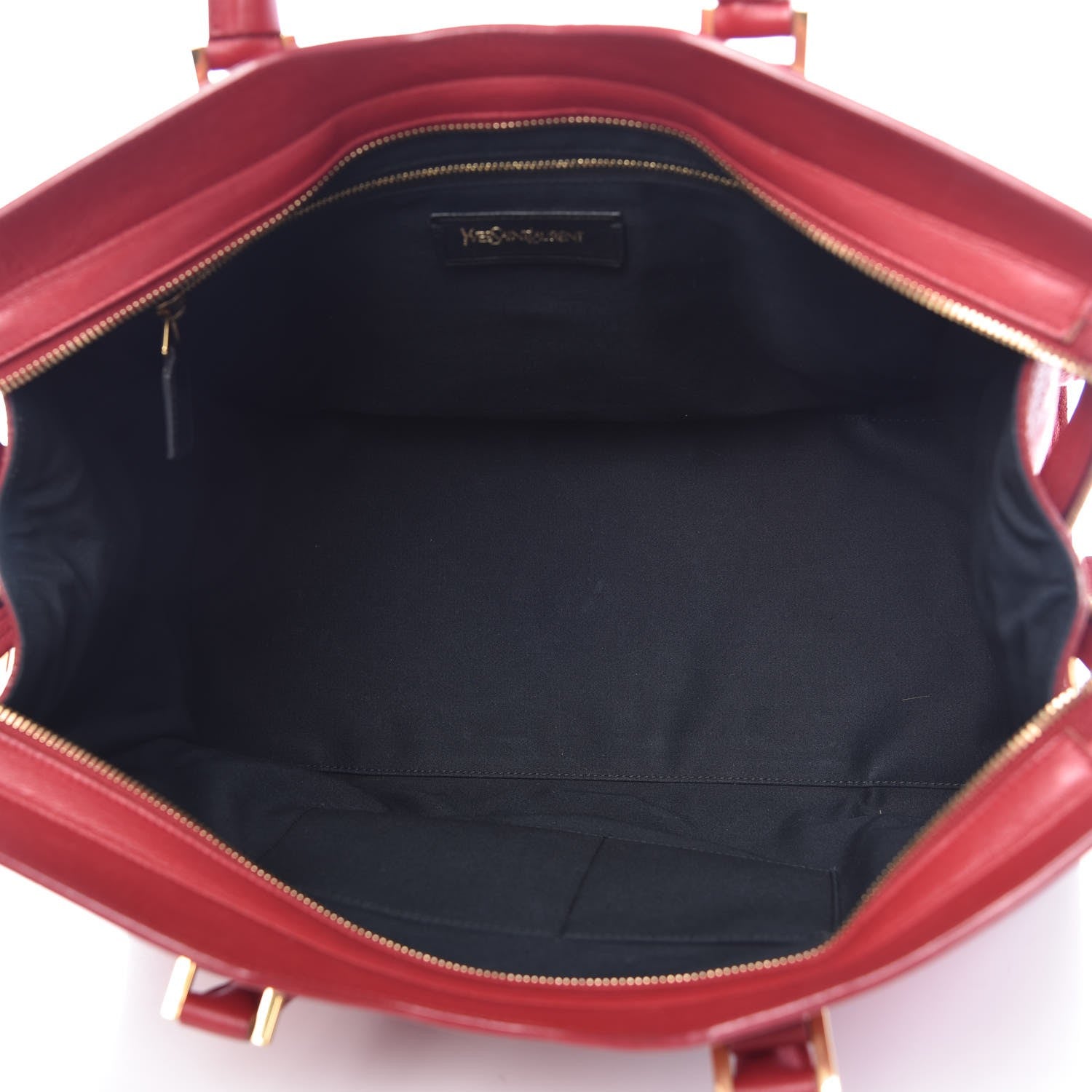 Saint Laurent Sheepskin Medium Cabas ChYc Rouge Orient 5 of 10