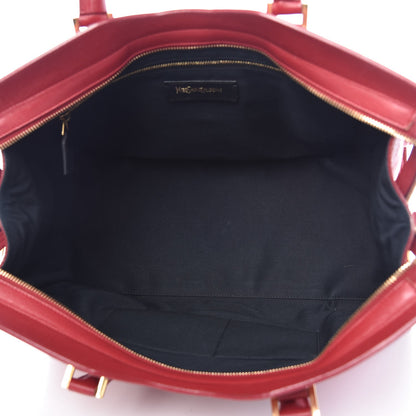 Saint Laurent Sheepskin Medium Cabas ChYc Rouge Orient 5 of 10