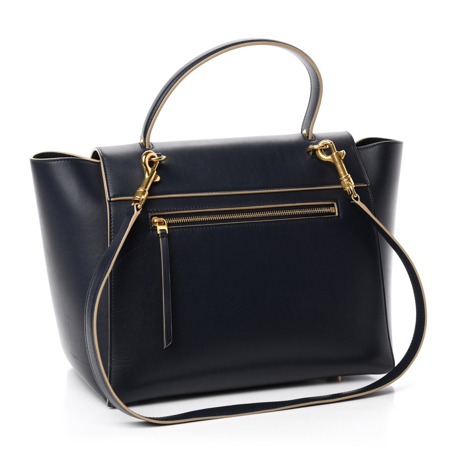 Palmelato Calfskin Mini Belt Bag Navy