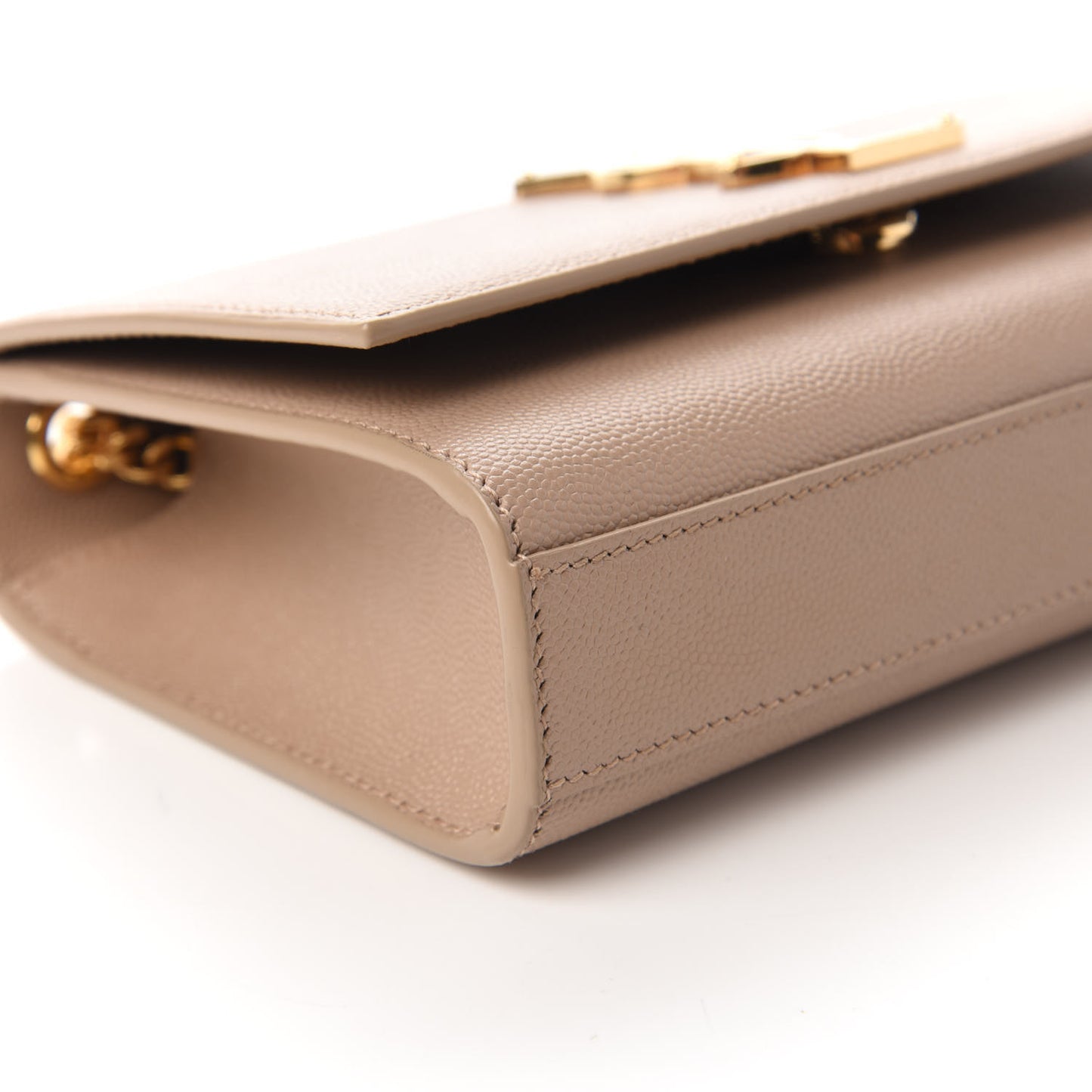 Grain De Poudre Small Monogram Kate Satchel Dark Beige