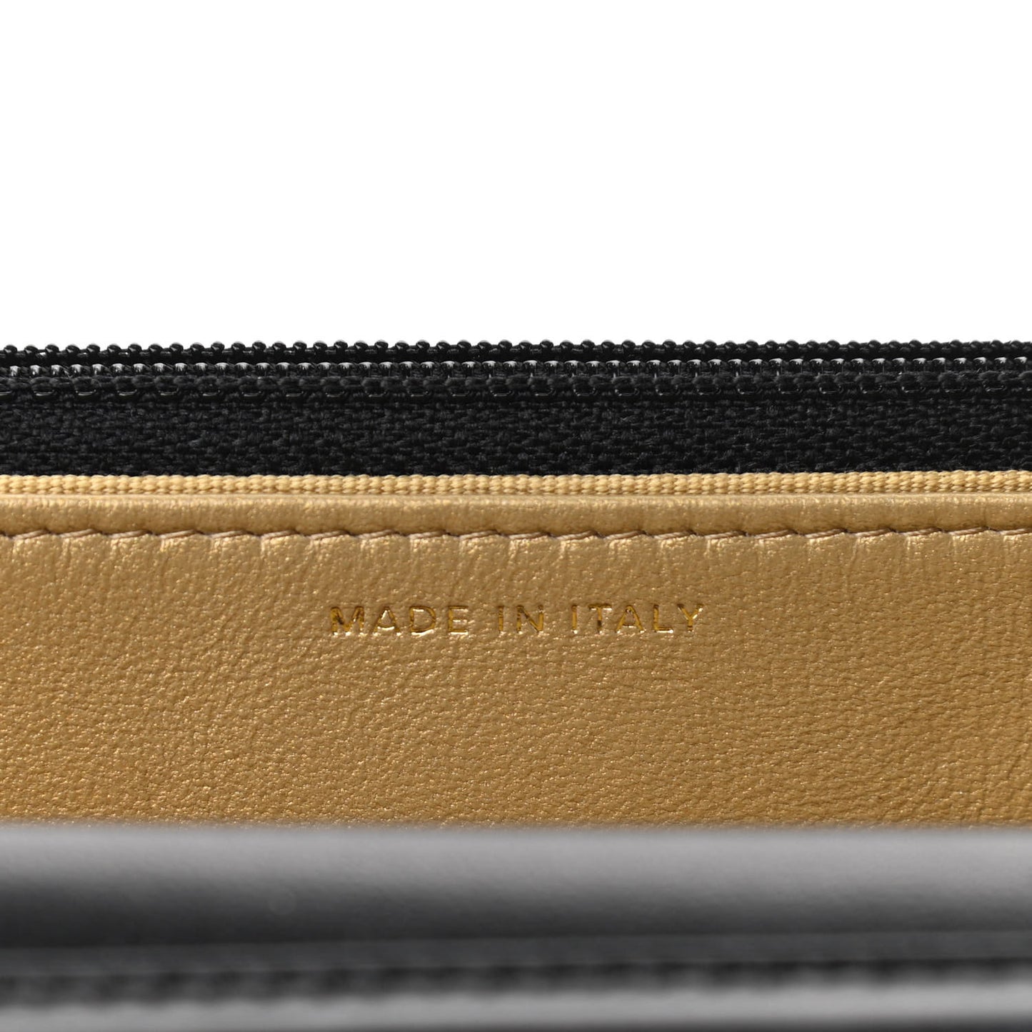 Lambskin Quilted Coco Clips Wallet On Chain WOC Black