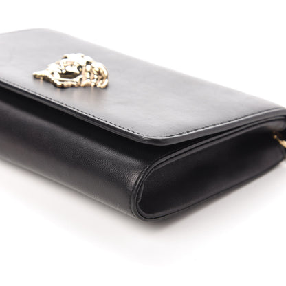 Versace Vitello Palazzo Medusa Evening Clutch Bag Black 7 of 10