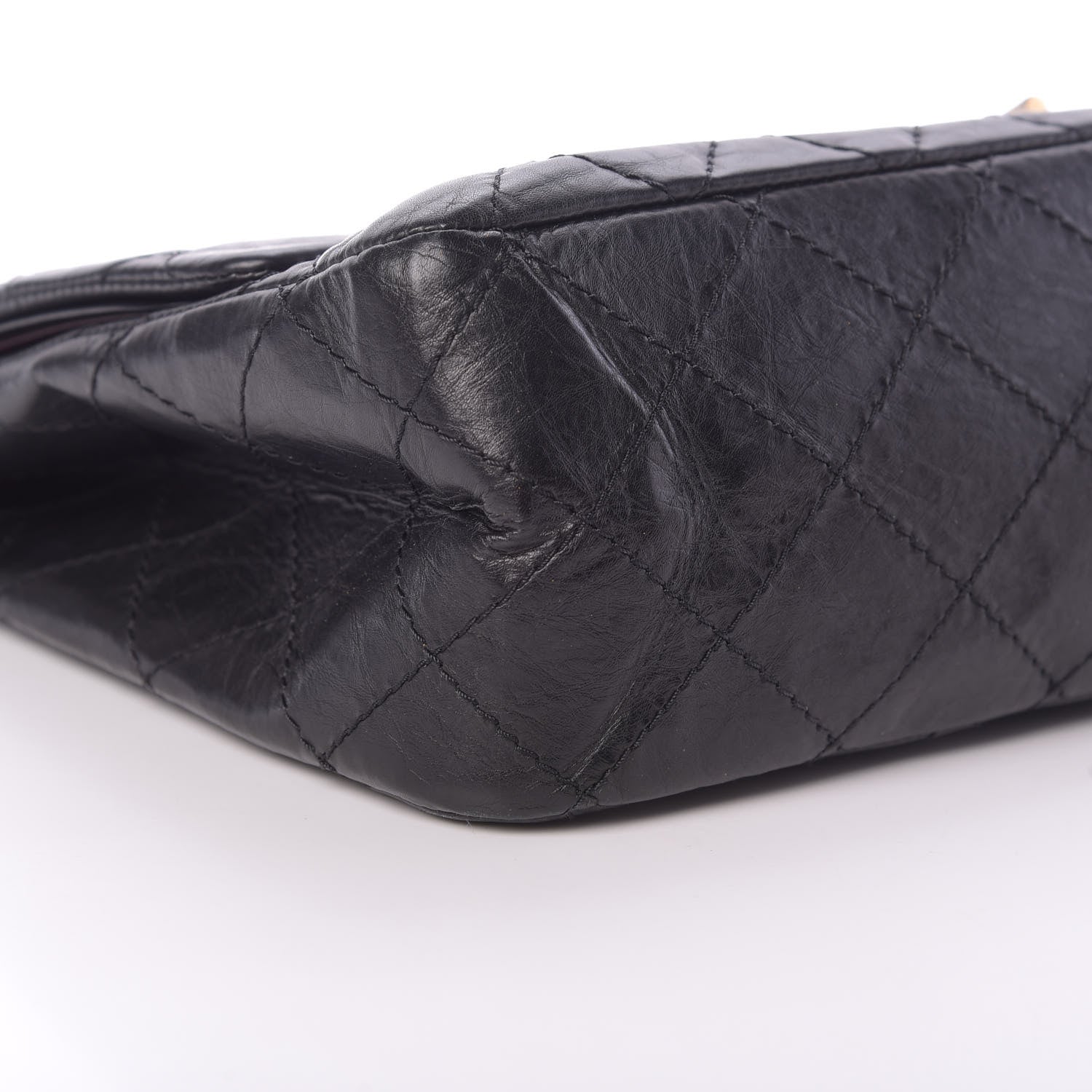 Chanel Aged Calfskin Quilted 2.55 Reissue 227 Flap Black 10 of 15