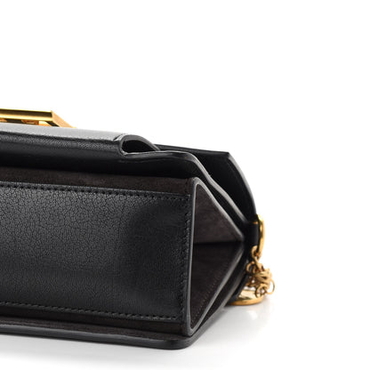 Givenchy Goatskin Suede Small GV3 Shoulder Bag Black 8 of 8