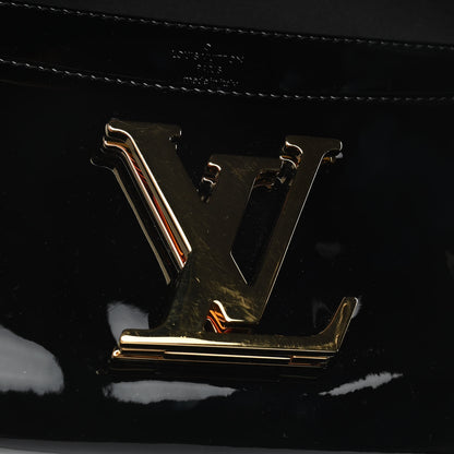 Louis Vuitton Patent Louise Clutch Black 9 of 11