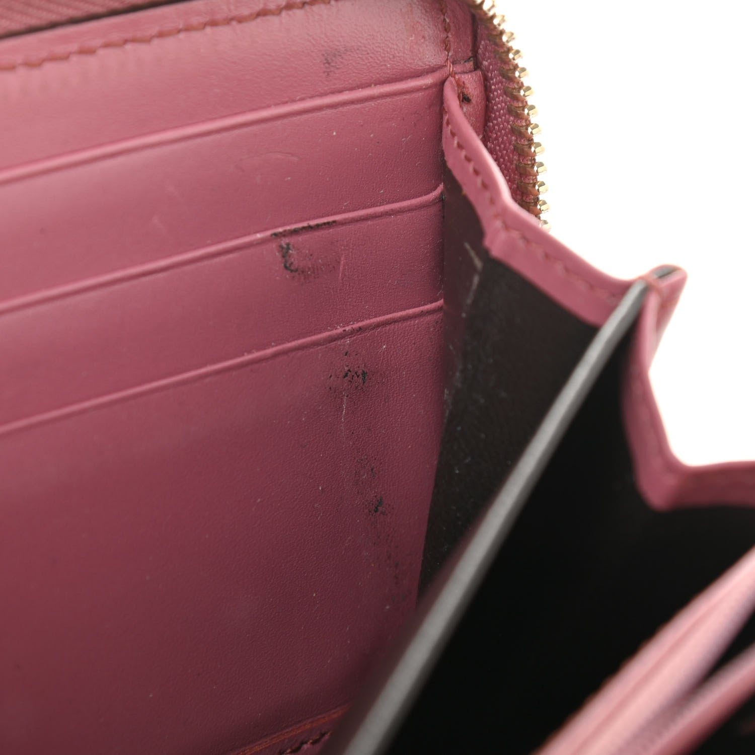 Gucci Imprime Monogram GG Pierce Zip Around Wallet Vintage Rose 14 of 14