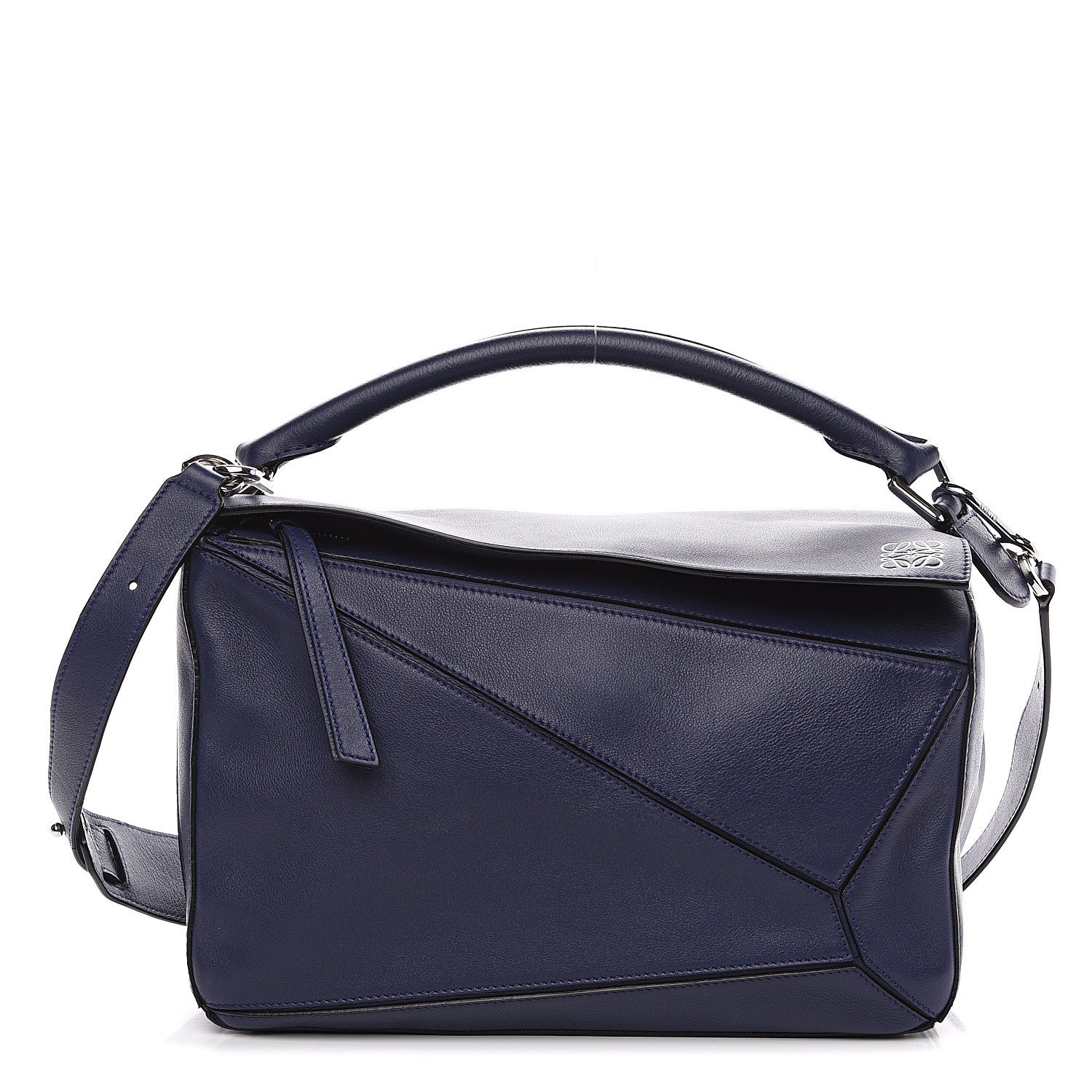 Loewe Calfskin Medium Puzzle Bag Marine 1 of 9