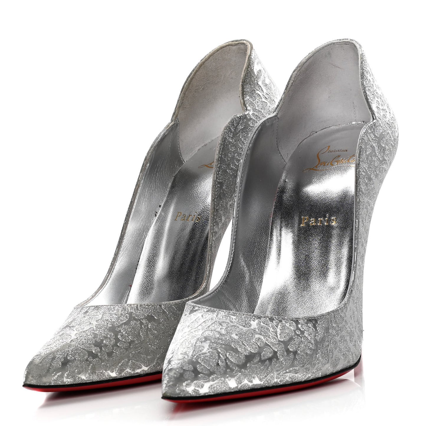 Glitter Specchio Hot Chick 100 Pumps 41 Silver