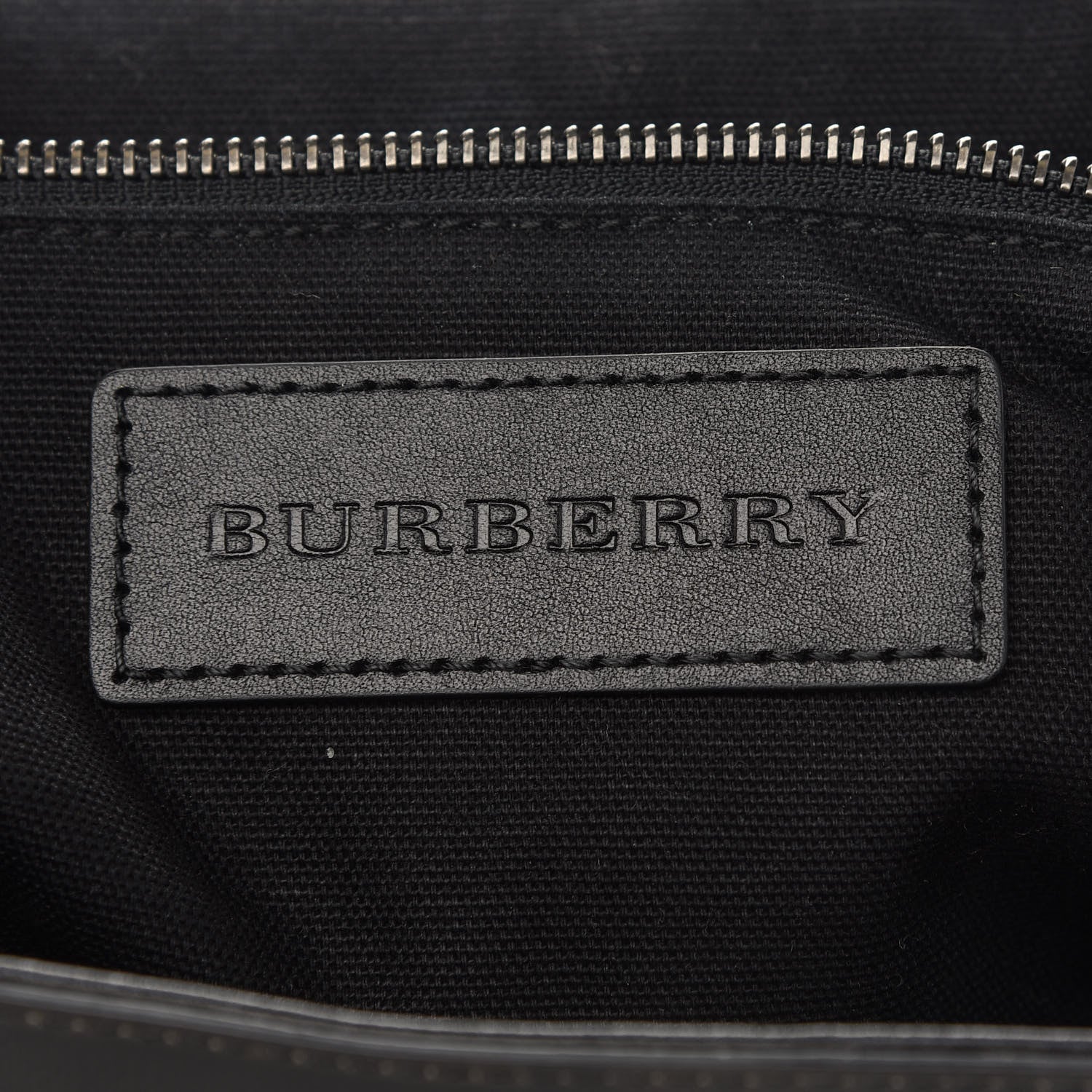Burberry Smoked Check Messenger Bag Black 6 of 12