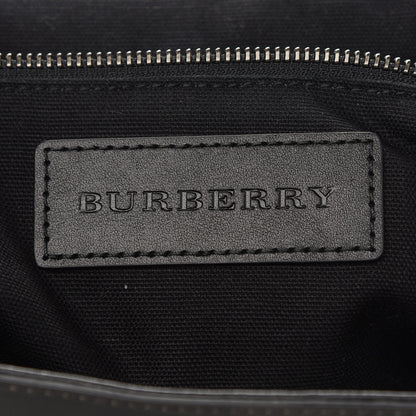 Burberry Smoked Check Messenger Bag Black 6 of 12