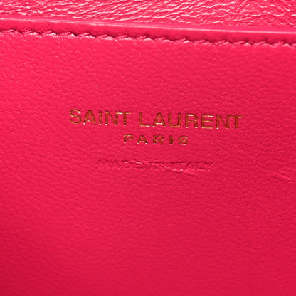 Saint Laurent Satin Le 5 A 7 Mini Hobo Guava Pink 7 of 11