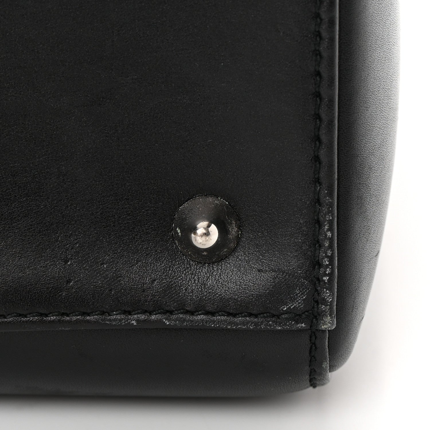 Christian Dior Smooth Calfskin Medium Lucky Badges Lady Dior Black 13 of 18