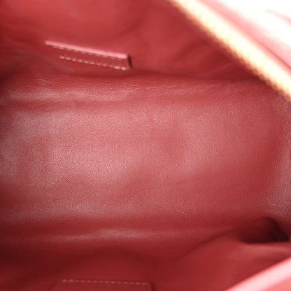 Christian Dior Calfskin Macrocannage Medium Diortravel Nomad Pouch Rust 5 of 10