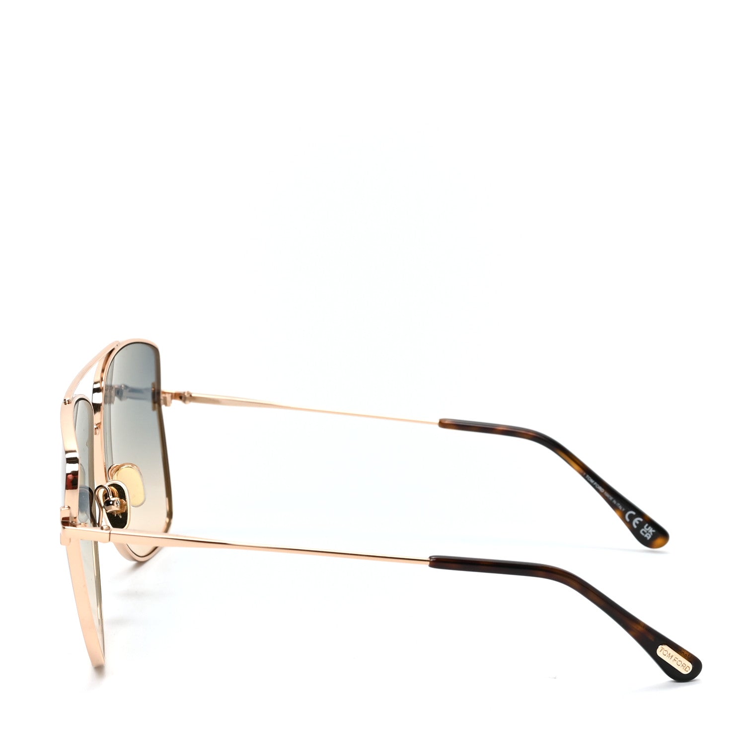 Tom Ford Reggie Aviator Sunglasses TF838 Shiny Rose Gold 3 of 6