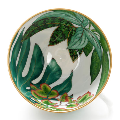 Hermes Porcelain Passifolia Tea Cup And Saucer 8 of 11