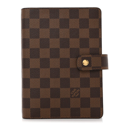 Louis Vuitton Damier Ebene Medium Ring Agenda Cover 1 of 7