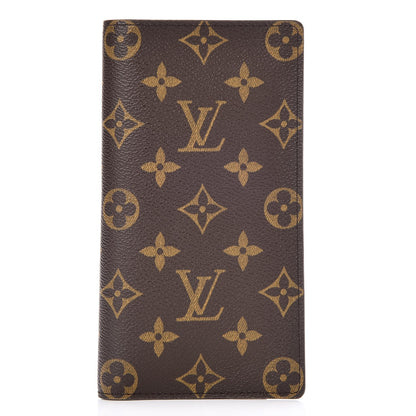Louis Vuitton Monogram Porte Valeurs Checkbook Wallet 1 of 7