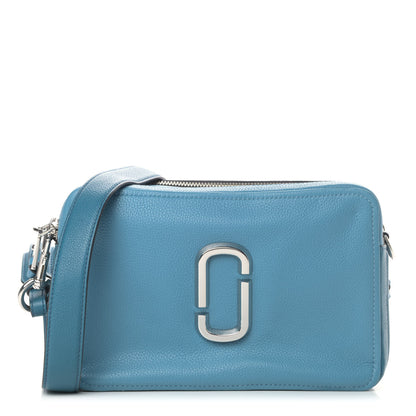 Marc Jacobs Supple Natural Grain Calfskin The Softshot 27 Bag Dusty Slate 1 of 6