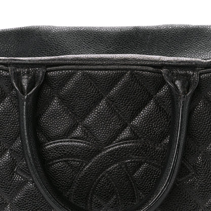 Chanel Caviar Quilted Large Bowler Black 12 of 14