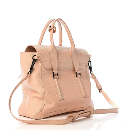 3.1 Phillip Lim 3.1 Textured Calfskin Large Pashli Satchel Blush 2 of 10