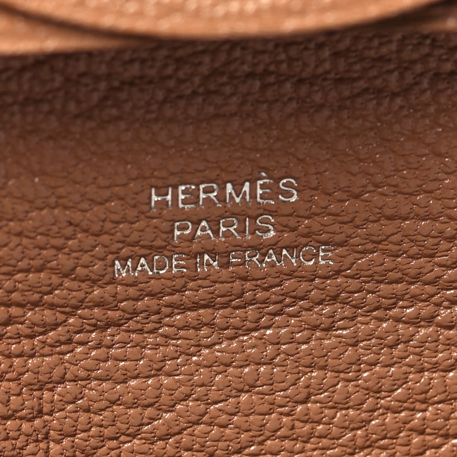 Hermes Chevre Mysore Bastia Coin Purse Quebracho 6 of 9