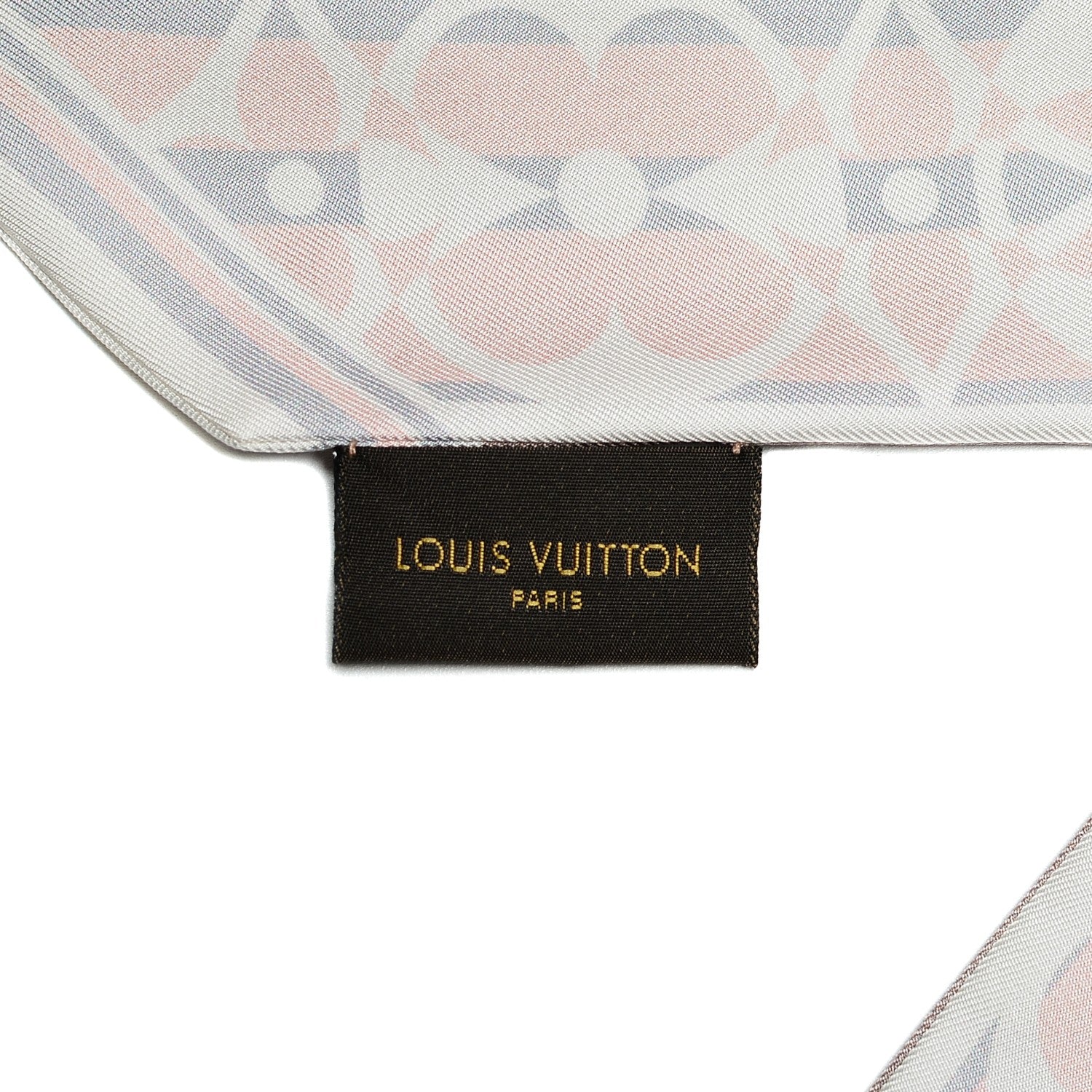 Louis Vuitton Silk Monogram Flower Ink BB Bandeau Light Pink 3 of 4