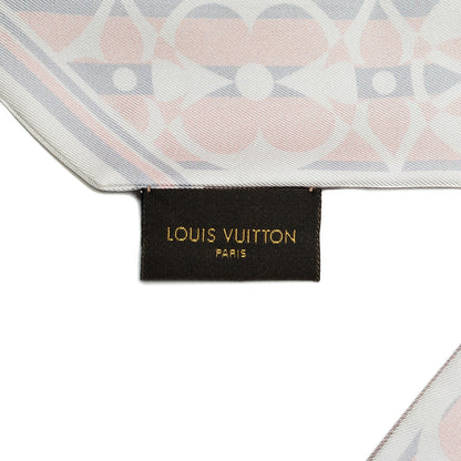 Louis Vuitton Silk Monogram Flower Ink BB Bandeau Light Pink 3 of 4