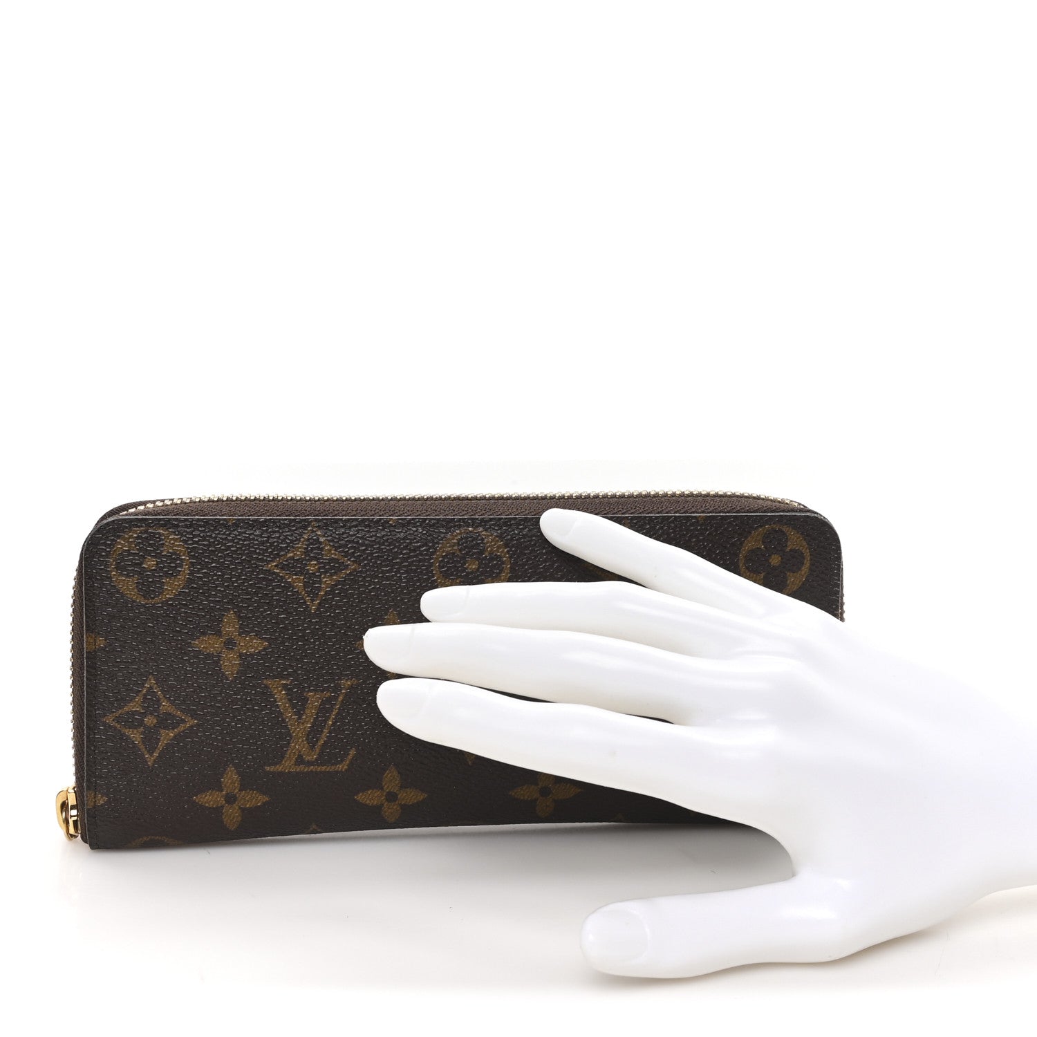 Louis Vuitton Monogram Clemence Wallet Rose Ballerine 2 of 7