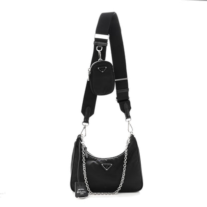 Prada Nylon Re-Edition 2005 Shoulder Bag Black 1 of 9