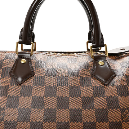 Louis Vuitton Damier Ebene Speedy 35 8 of 10