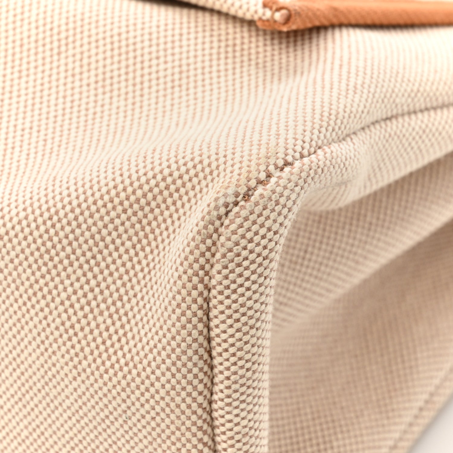 Hermes Vache Hunter Toile Pegase Pop Herbag Zip Retourne 31 PM Capucine Ecru 14 of 16