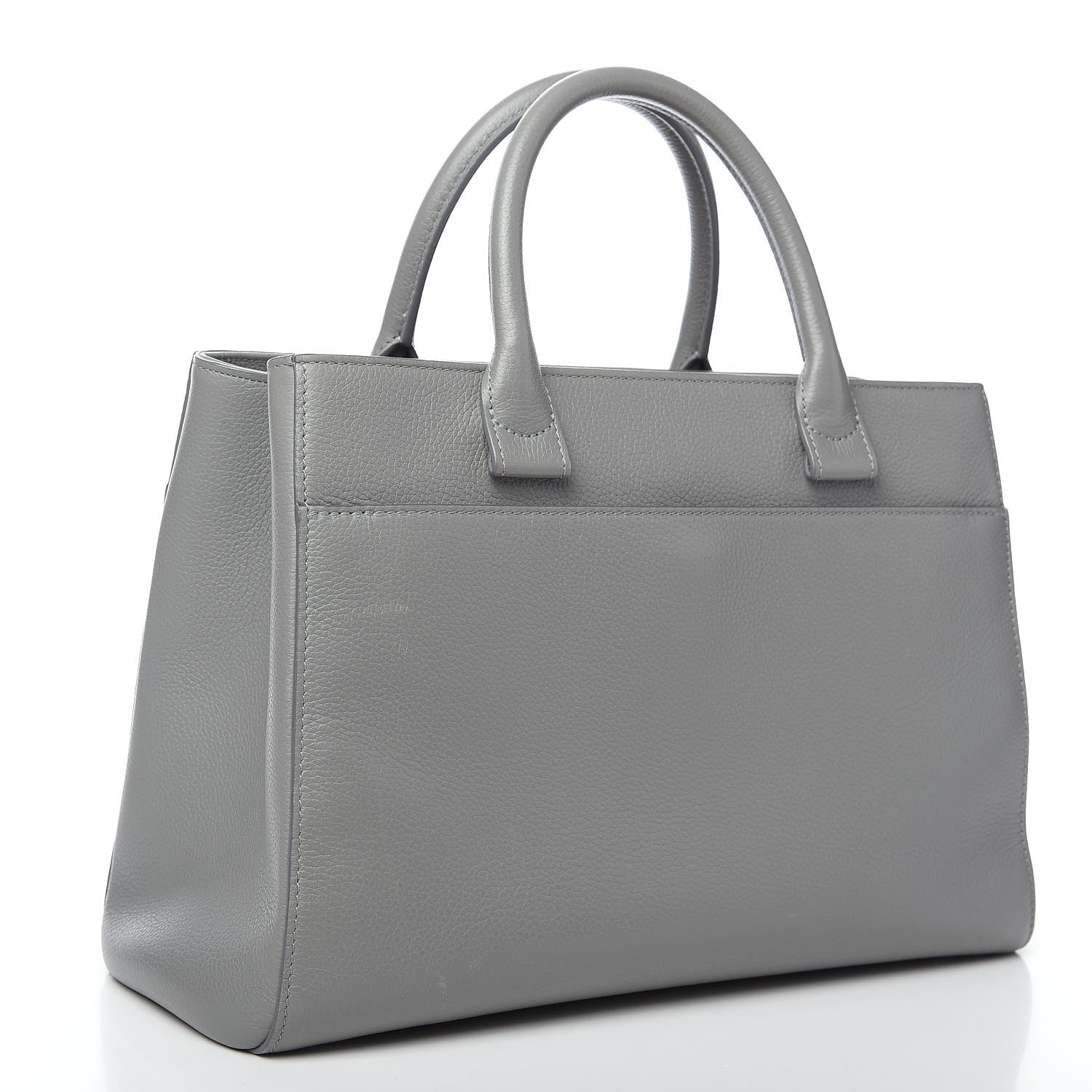 Chanel Grained Calfskin Small Neo Executive Shopper Tote Grey 2 of 8
