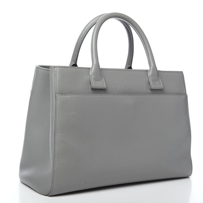 Chanel Grained Calfskin Small Neo Executive Shopper Tote Grey 2 of 8