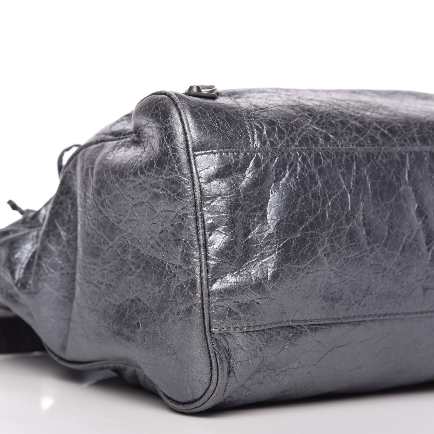 Balenciaga Metallic Agneau Classic Hardware Argent Fonce 7 of 10