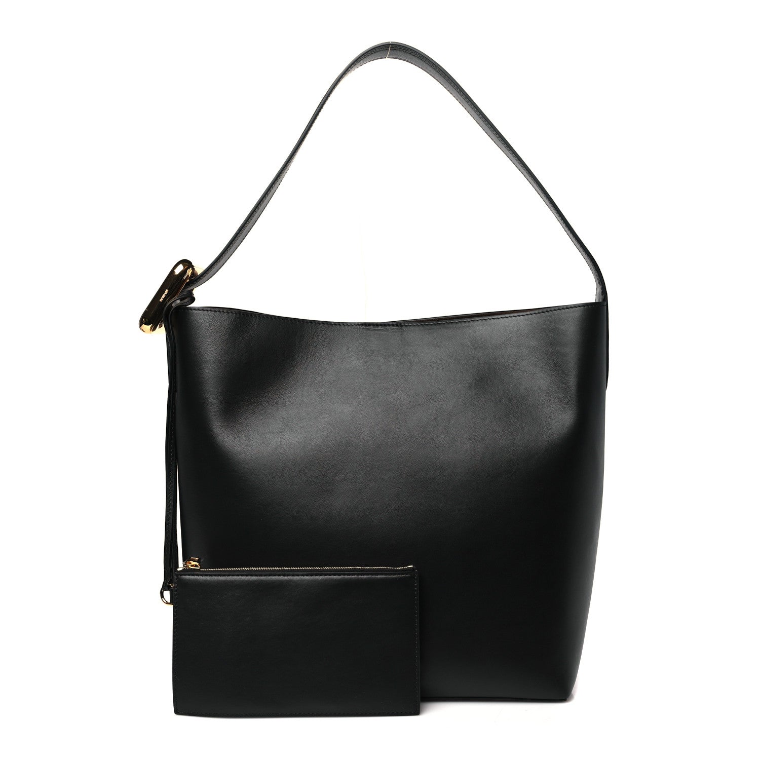 Jacquemus Calfskin Le Regalo Shoulder Bag Black 1698896 – FASHIONPHILE