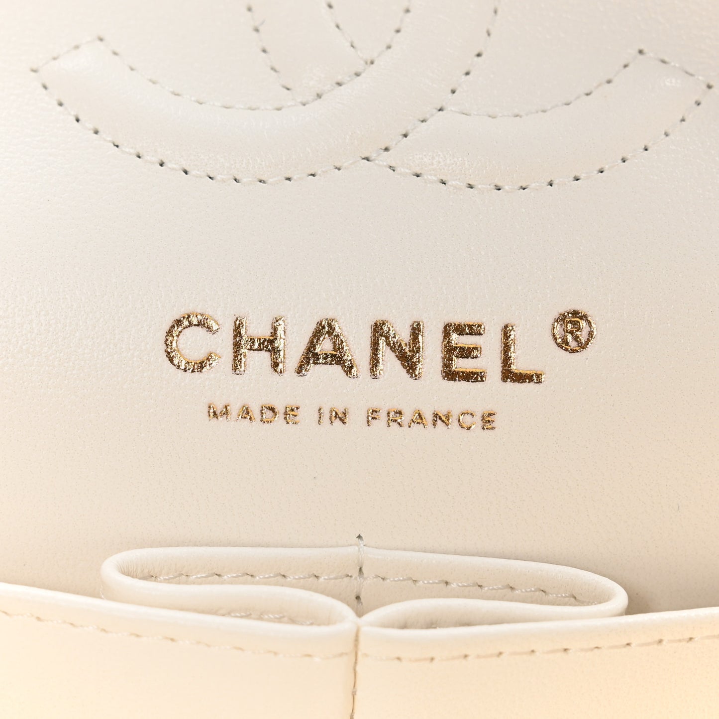 Caviar Quilted Small Double Flap White