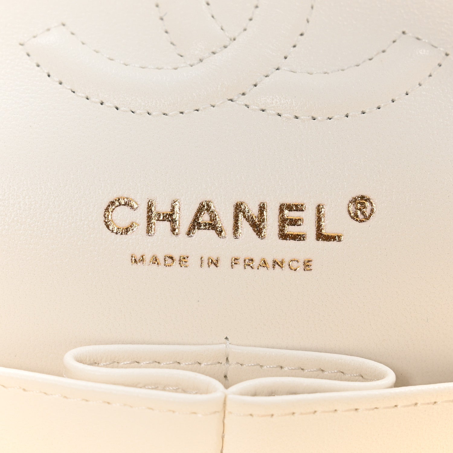 Chanel Caviar Quilted Small Double Flap White 6 of 10