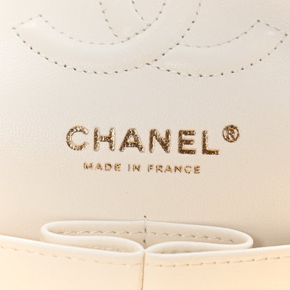 Chanel Caviar Quilted Small Double Flap White 6 of 10