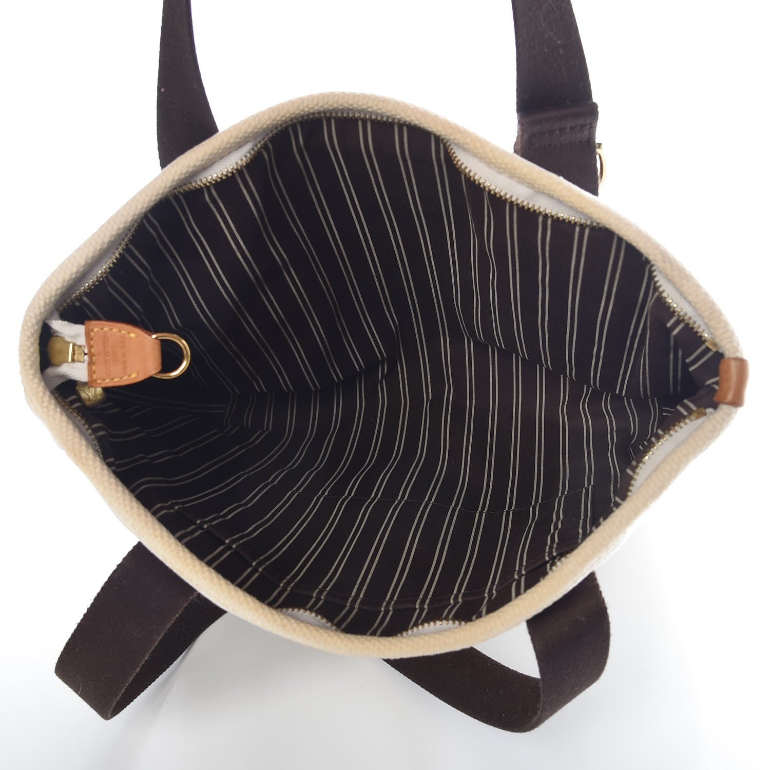 Louis Vuitton Toile Antigua Cabas MM Tote White 5 of 9