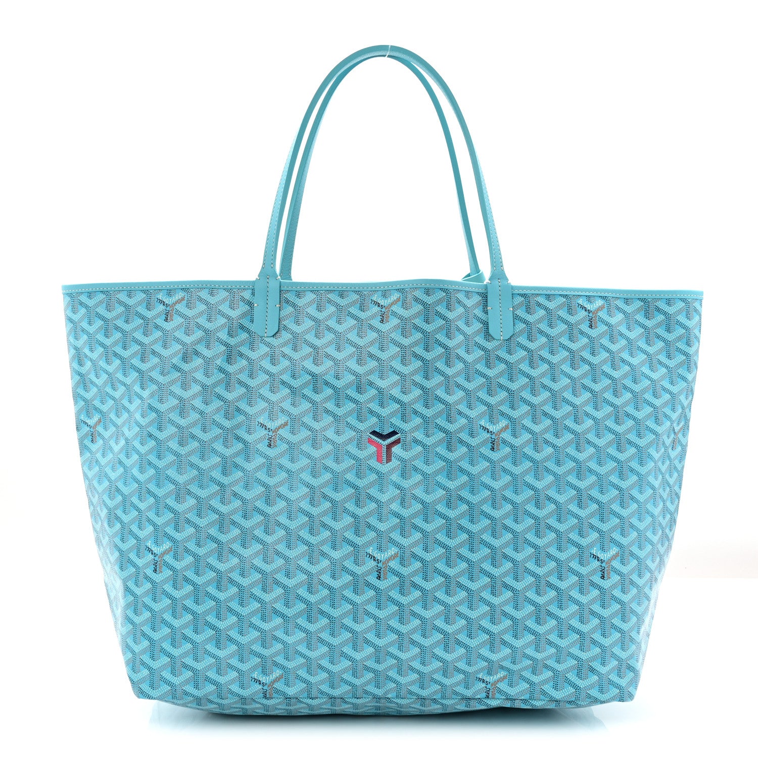 Goyard Goyardine Saint Louis GM Balise Beach Towel Set Turquoise 1 of 11