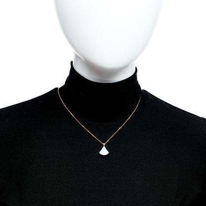 Bulgari 18K Rose Gold Diamond Turquoise Divas' Dream Pendant Necklace 2 of 7