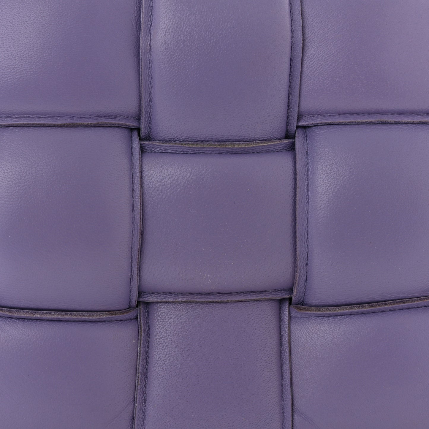 Lambskin Maxi Intreccio Padded Chain Cassette Crossbody Bag Lavender