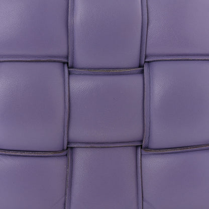 Bottega Veneta Lambskin Maxi Intreccio Padded Chain Cassette Crossbody Bag Lavender 7 of 10