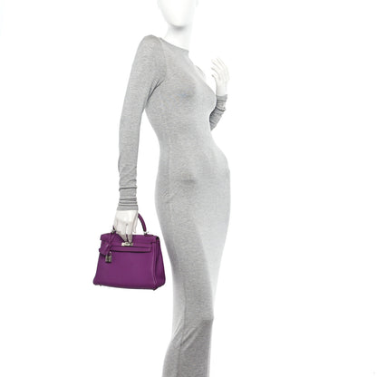 Hermes Togo Kelly Retourne 25 Anemone 2 of 10