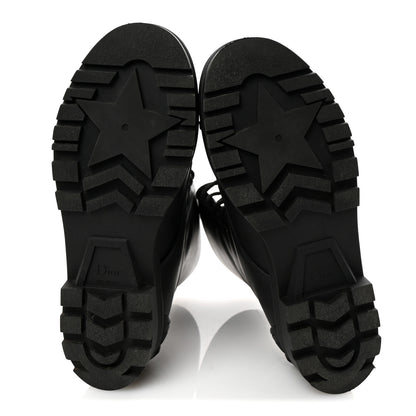 Christian Dior Calfskin Rubber DiorIron Boots 40 Black 6 of 9