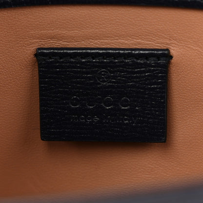 Gucci Casy Wool Azalea Calfskin Mini Horsebit 1955 Shoulder Bag Bitter Sweet Blue 6 of 11