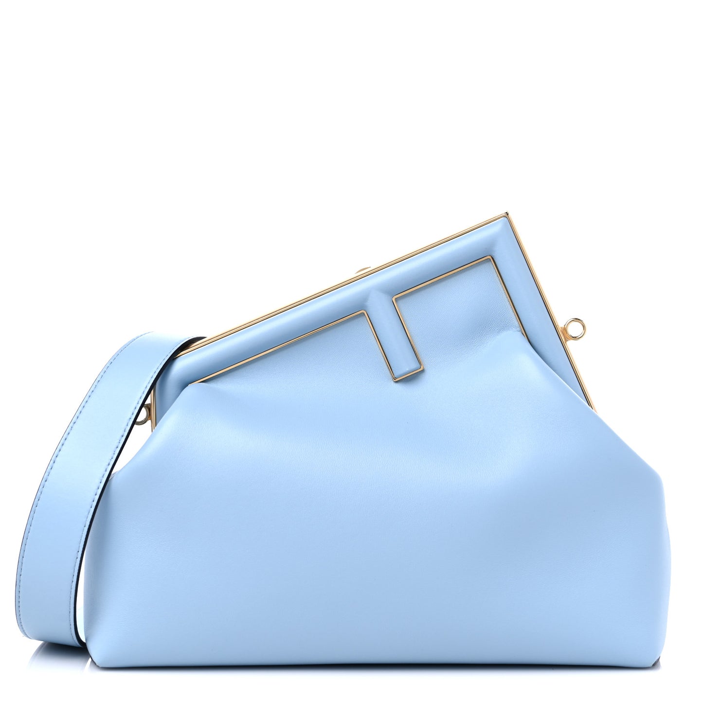 Shiny Nappa Medium Fendi First Azzurro Baby